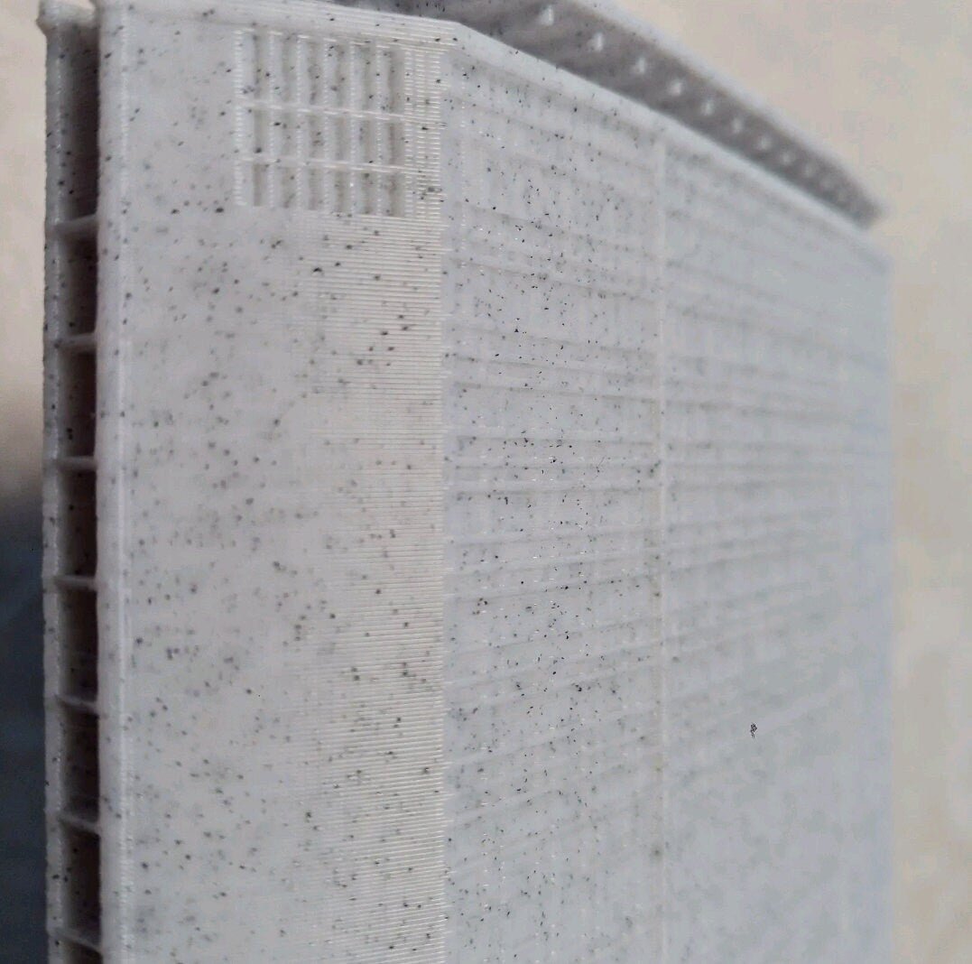 Grattacielo Pirelli — Scultura in 3D, 24 cm | Icona di Milano firmata Gio Ponti - Beton Brutale - Monumenti, sculture e soprammobili stampati in 3D