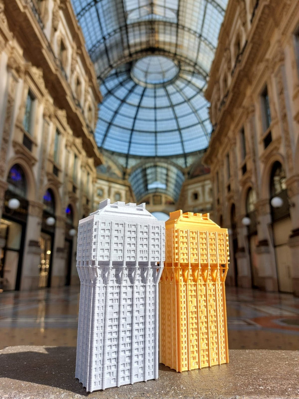 Torre Velasca — Scultura in 3D | Regalo per Architetti e Designer - Beton Brutale - Monumenti soprammobili stampati in 3D